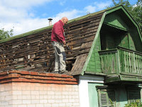 Ремонт крыши частного дома: замена кровли